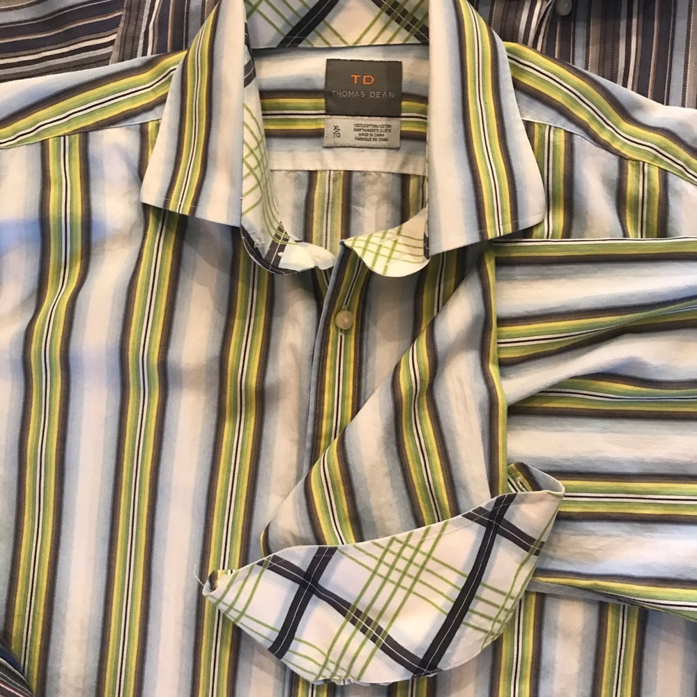 Thomas Dean - Button Up Very Fine Shirts 3 Pack-XL - Picture 4 of 8